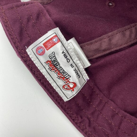 Virginia Tech Hokies Maroon & White Cap Hat Strap-back VT Captivating Headwear - Picture 9 of 16